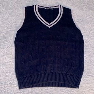Brandy Melville Navy Knit Vest